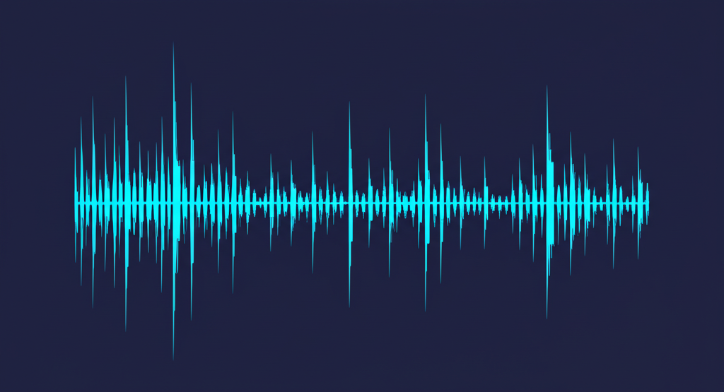 Audio waveform visualization